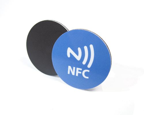 Image of Printed On-Metal PVC Disc NFC Tag